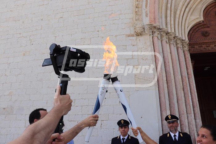 FIACCOLA UNIVERSIADI AD ASSISI (Credit: G. Basilietti)