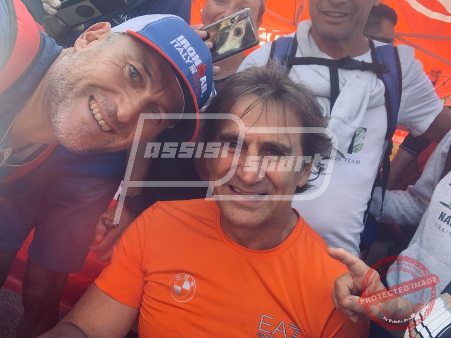 Fratini con zanardi