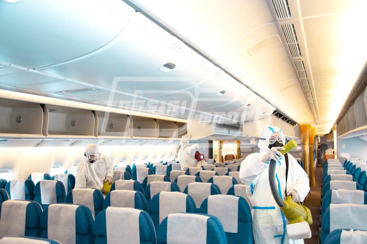 Aircraft Cleaning Process