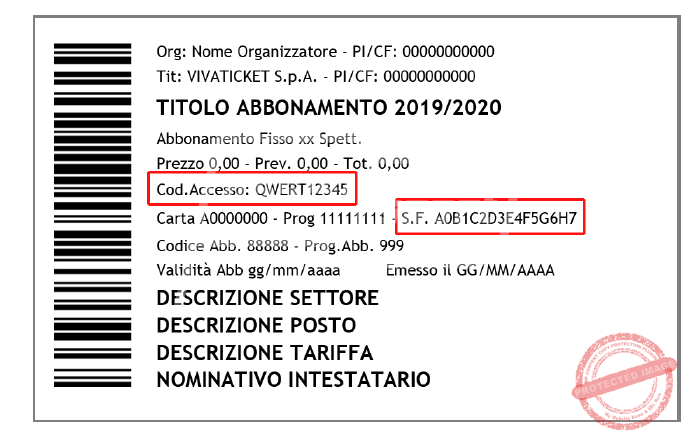 Titolo Abbonamento 1920