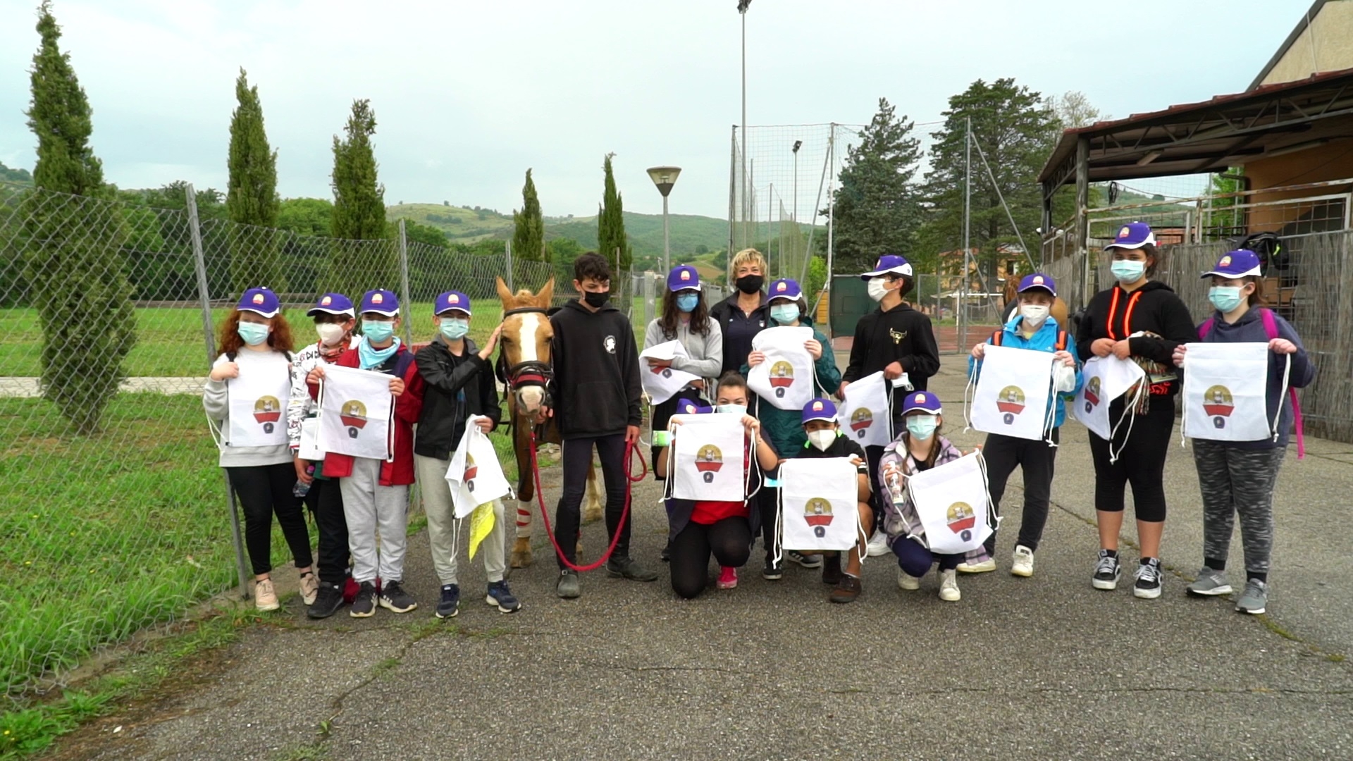 Gruppo di studenti che ha preso parte al progetto