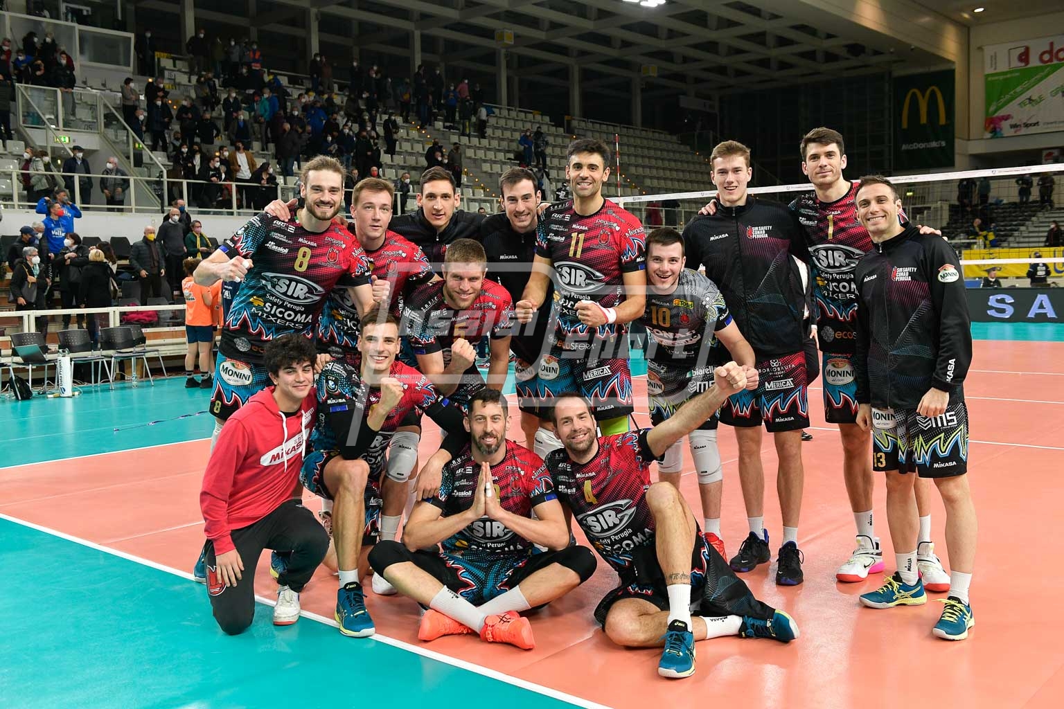 Perugia festeggia la vittoria