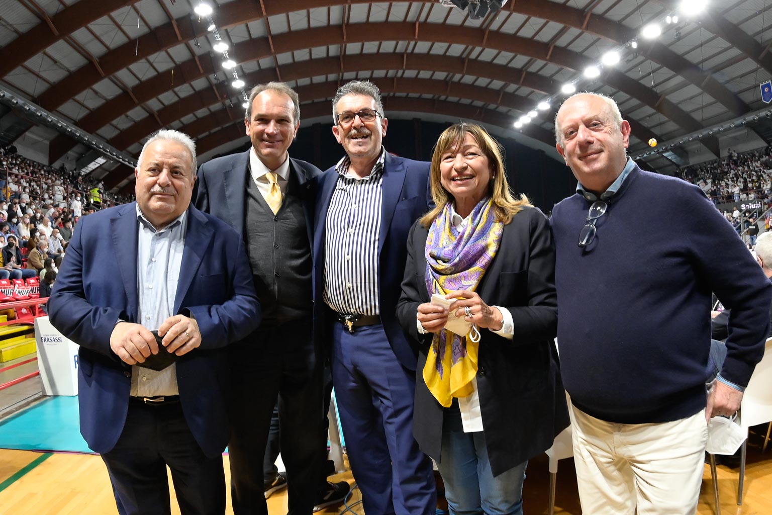 Autorità locali e nazionali con il Presidente SIRICI
