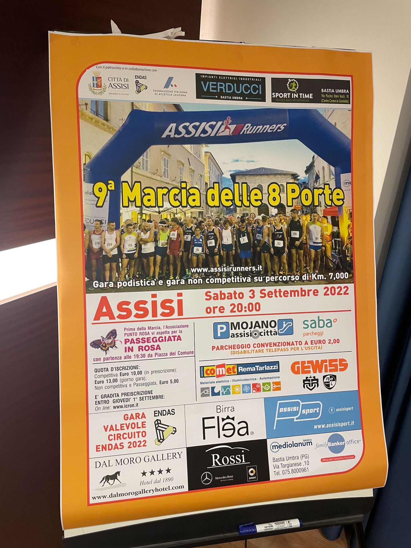 Conferenza Stampa Corsa delle Otto Porte - Assisi