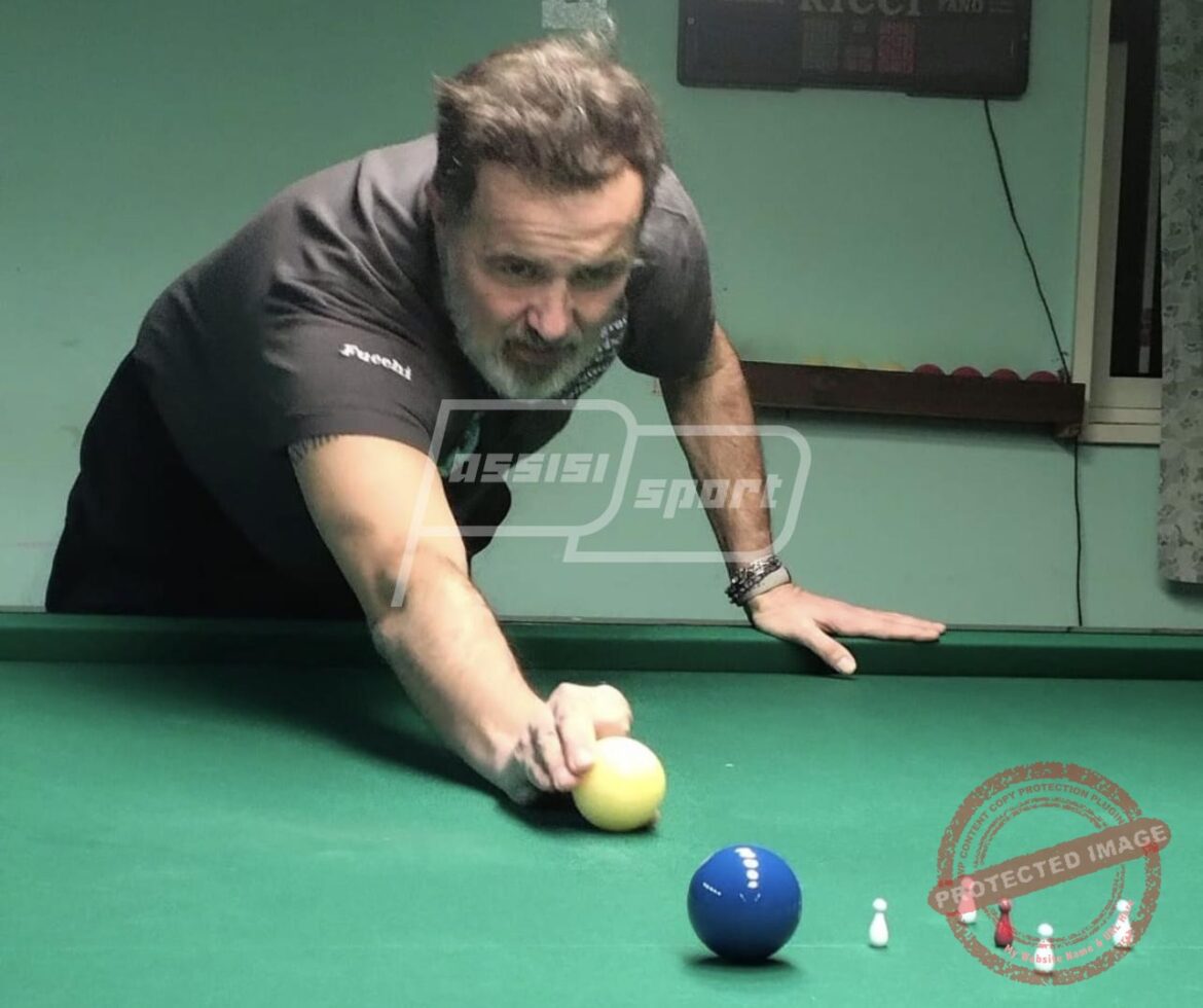 Fucchi Biliardo, specialità Boccette: Maurizio Fucchi ancora protagonista