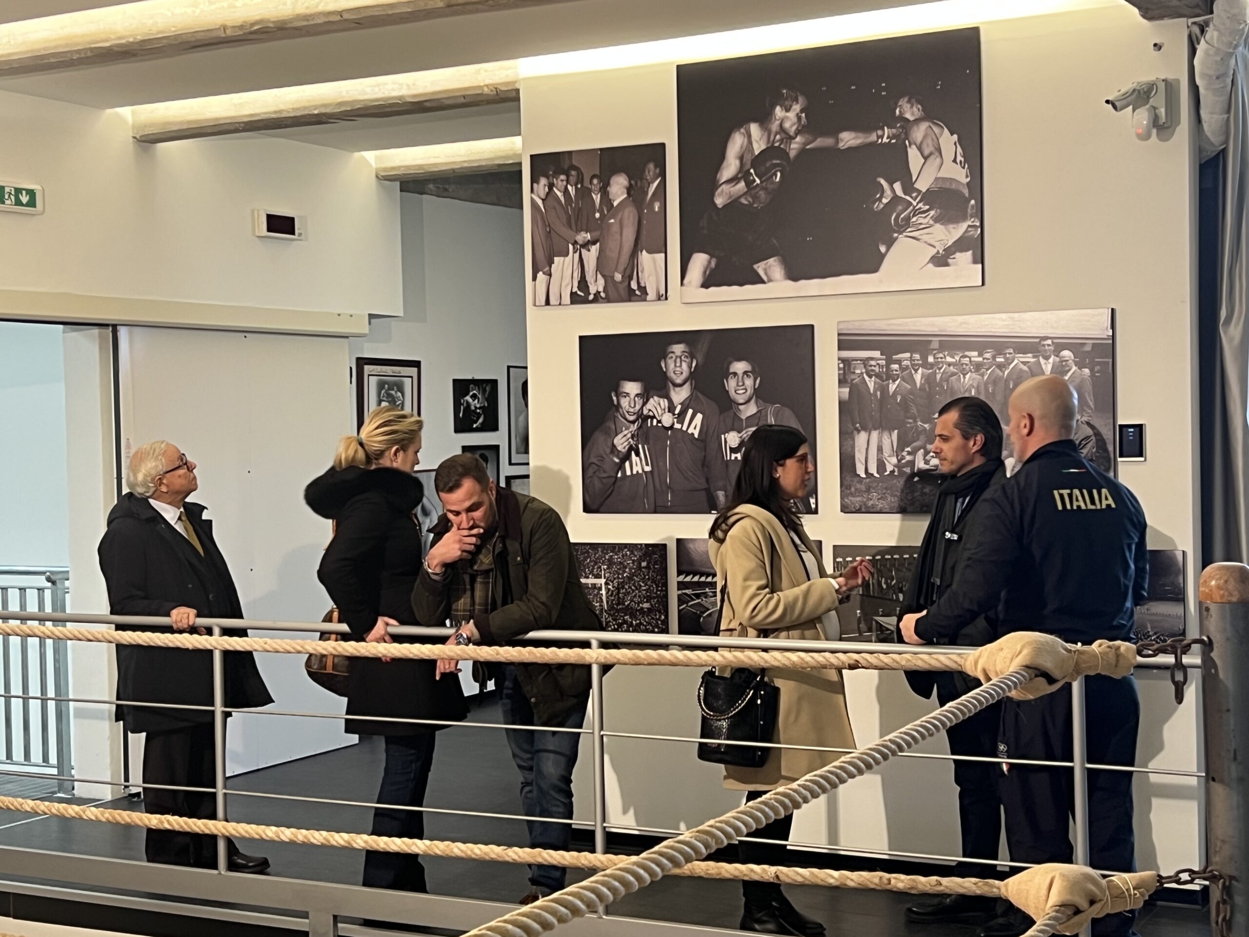 Visita centro federale pugilato