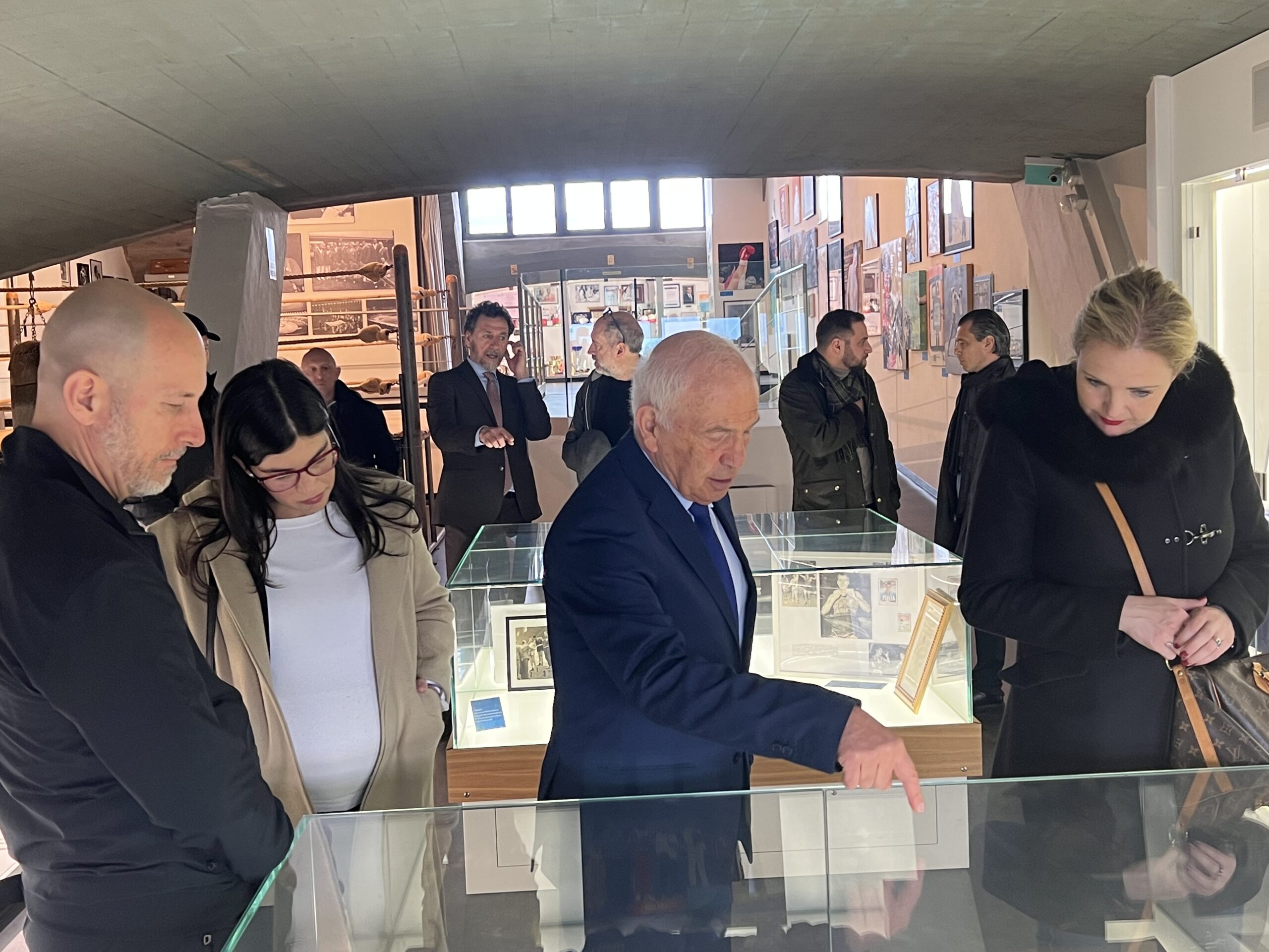 Visita centro federale pugilato