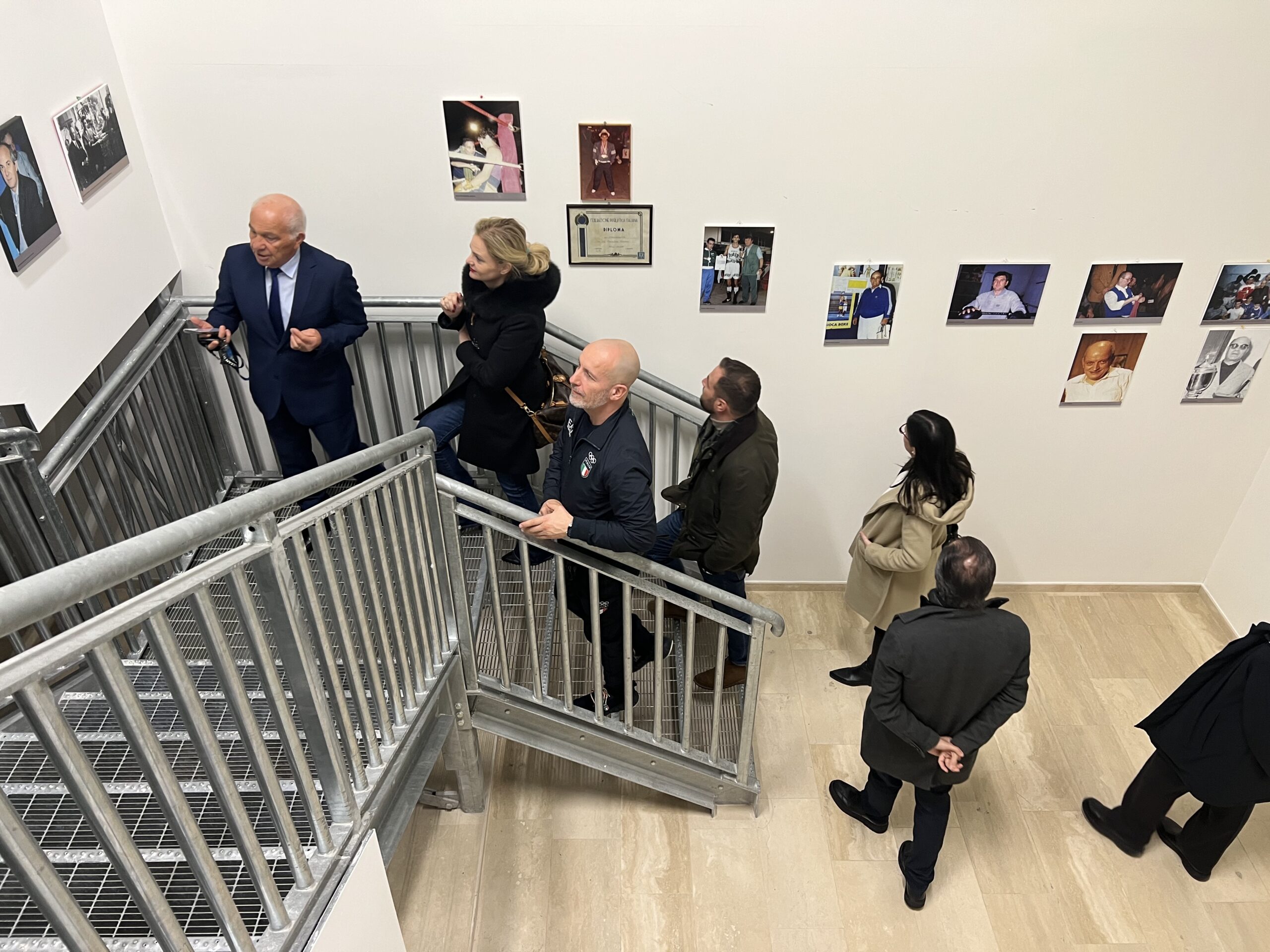 Visita centro federale pugilato