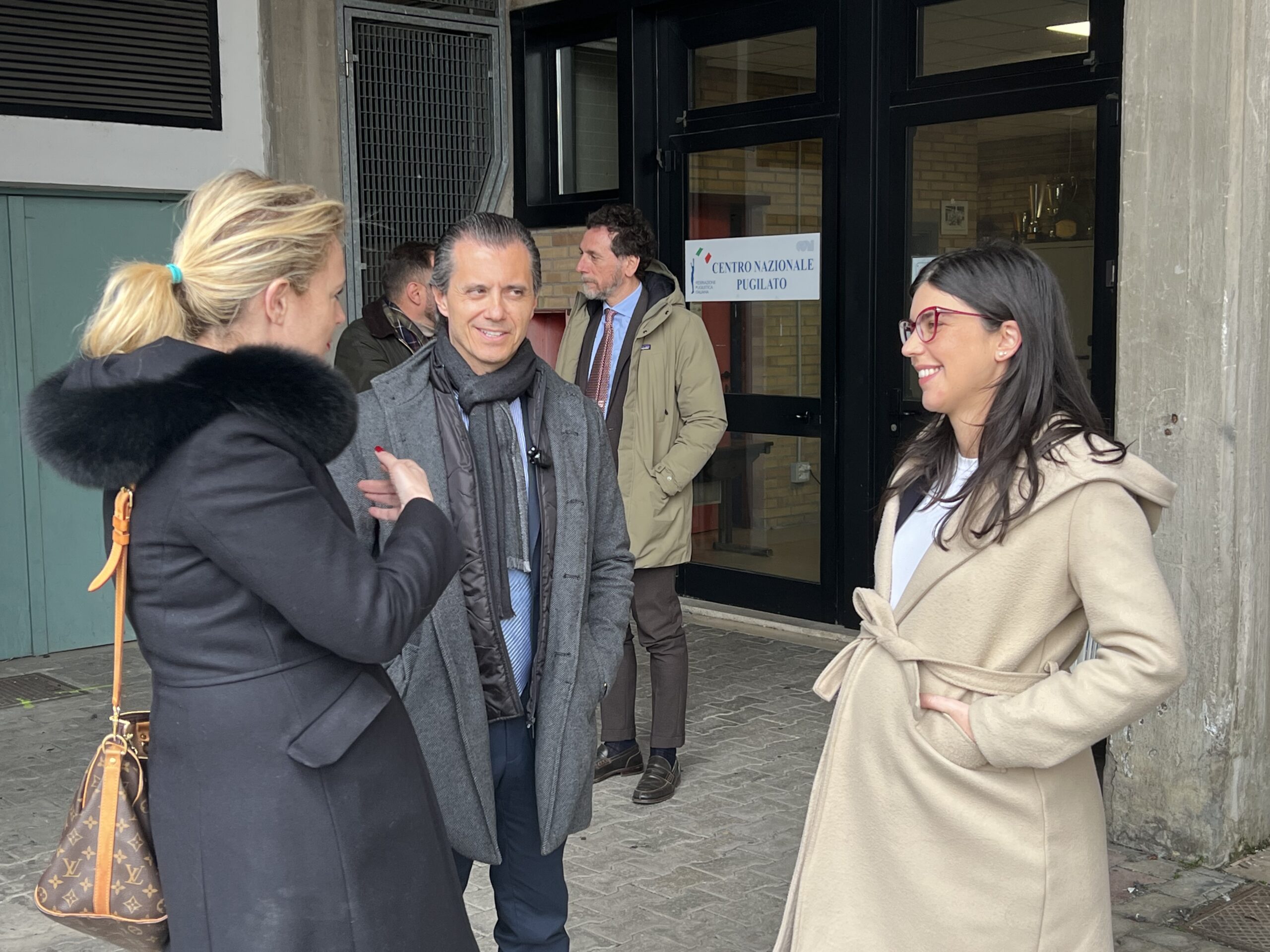 Visita centro federale pugilato