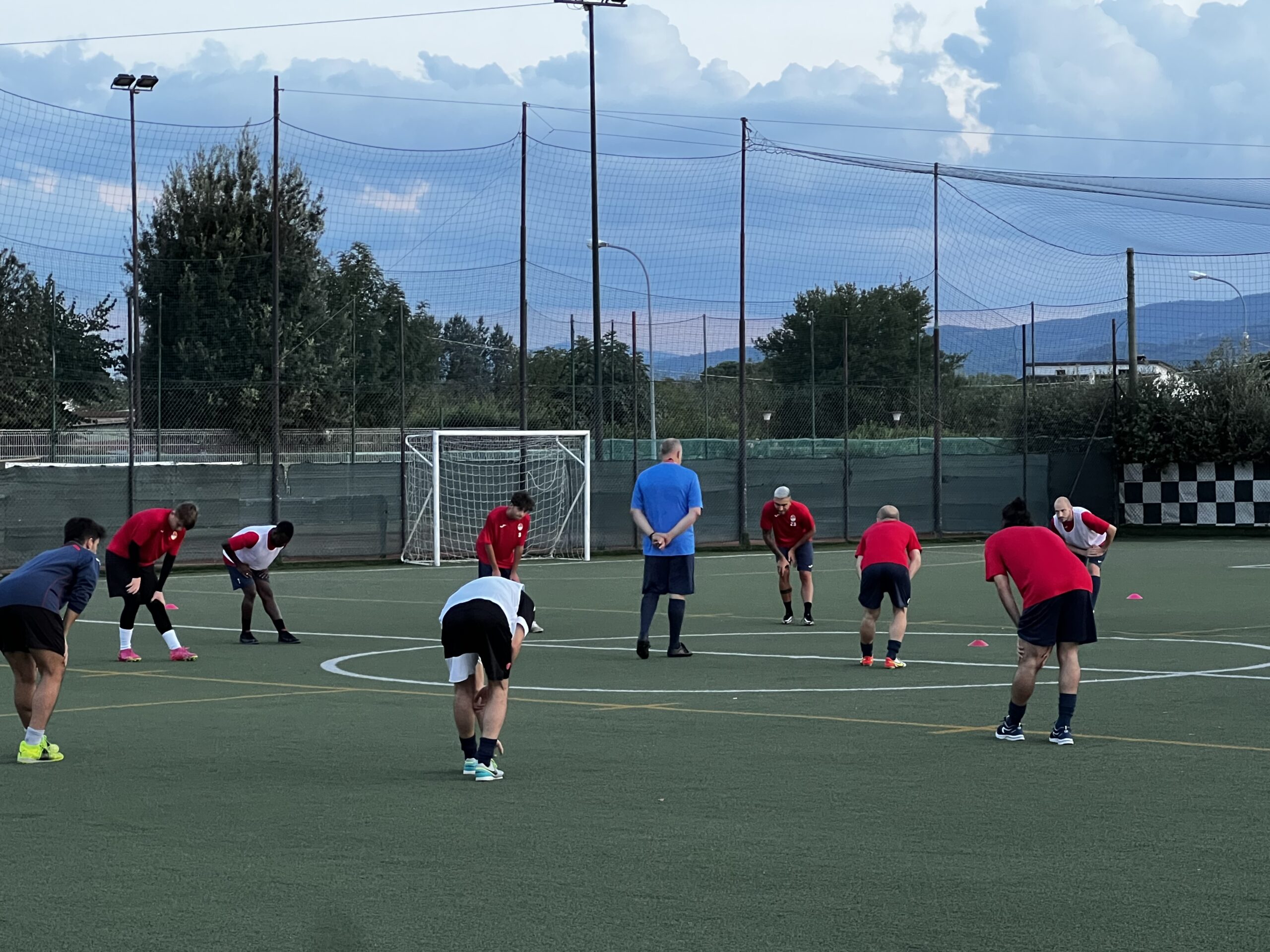 Assisi Calcio primo allenamento