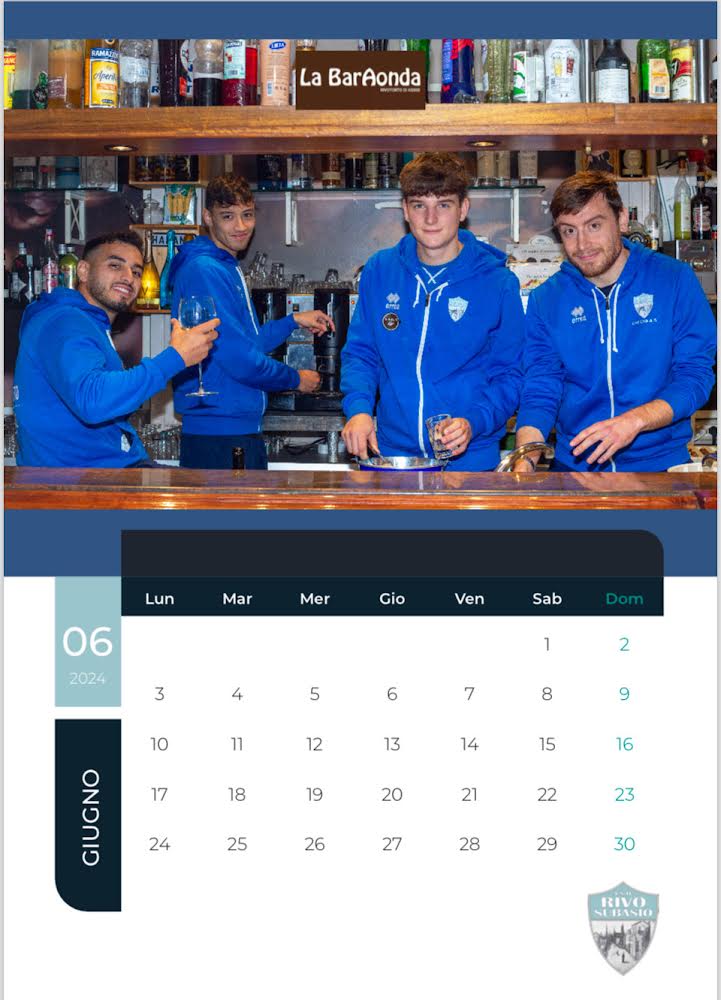 Calendario Rivo Subasio 2024