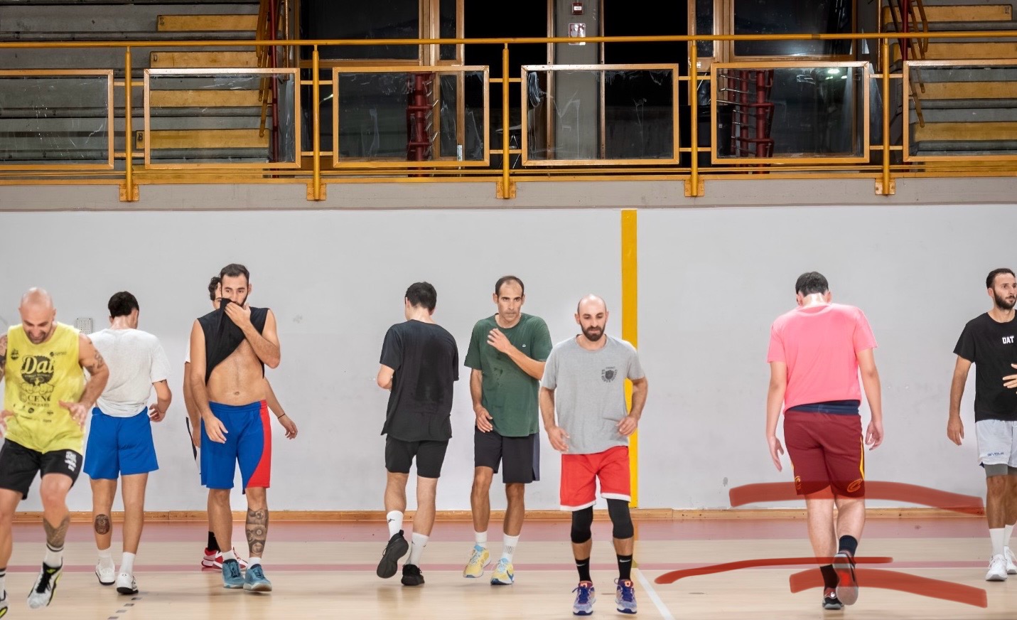 Virtus Assisi primo allenamento 2024/2025